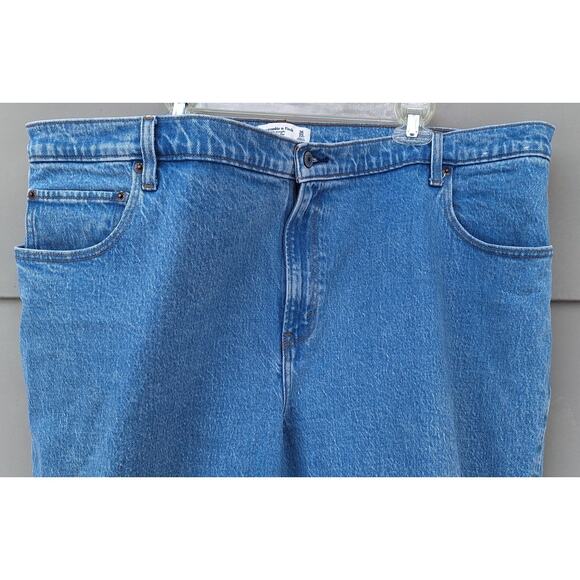 Abercrombie & Fitch Women's the 90's Straight Ultra High Rise Jeans Sz. 22 plus - Picture 4 of 7